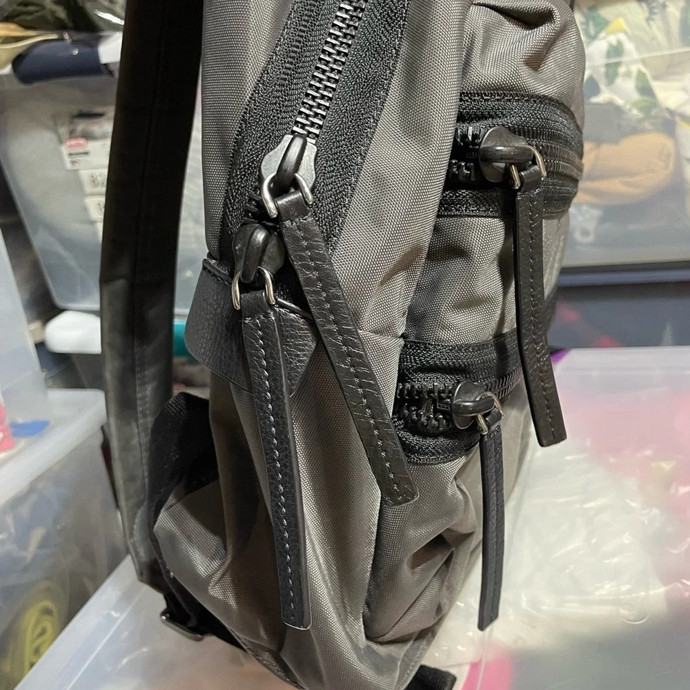 Marc by Marc Jacobs Gray Backpack with Black Accents